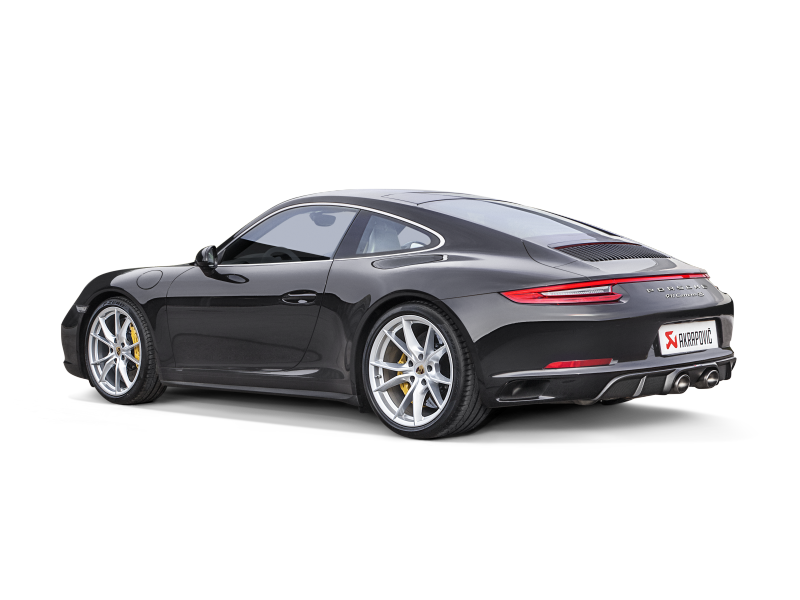 Akrapovic 16-17 Porsche 911 Carrera S/4/4S/GTS (991.2) Slip-On Line (Titanium) w/ Titanium Tips - Burkken Auto Parts