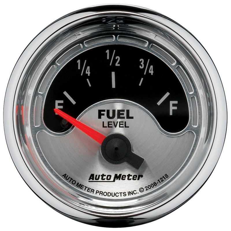Autometer American Muscle Gauge Fuel Level 2 1/16in 16e To 158f Elec American Muscle - Burkken Auto Parts