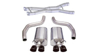 Corsa 2012-2013 Chevrolet Corvette C6 Z06 7.0L V8 Black Sport Cat-Back Exhaust - Burkken Auto Parts