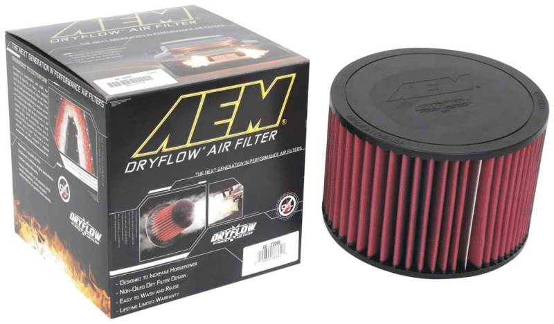 AEM 05-17 Toyota Hilus L4-2.7L F/I DryFlow Air Filter - Burkken Auto Parts