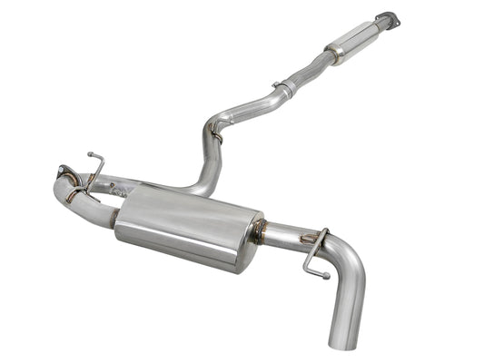 aFe POWER Takeda 2.5in 304 SS Cat-Back Exhaust System Subaru Crosstrek 18-19 H4-2.0L - Burkken Auto Parts