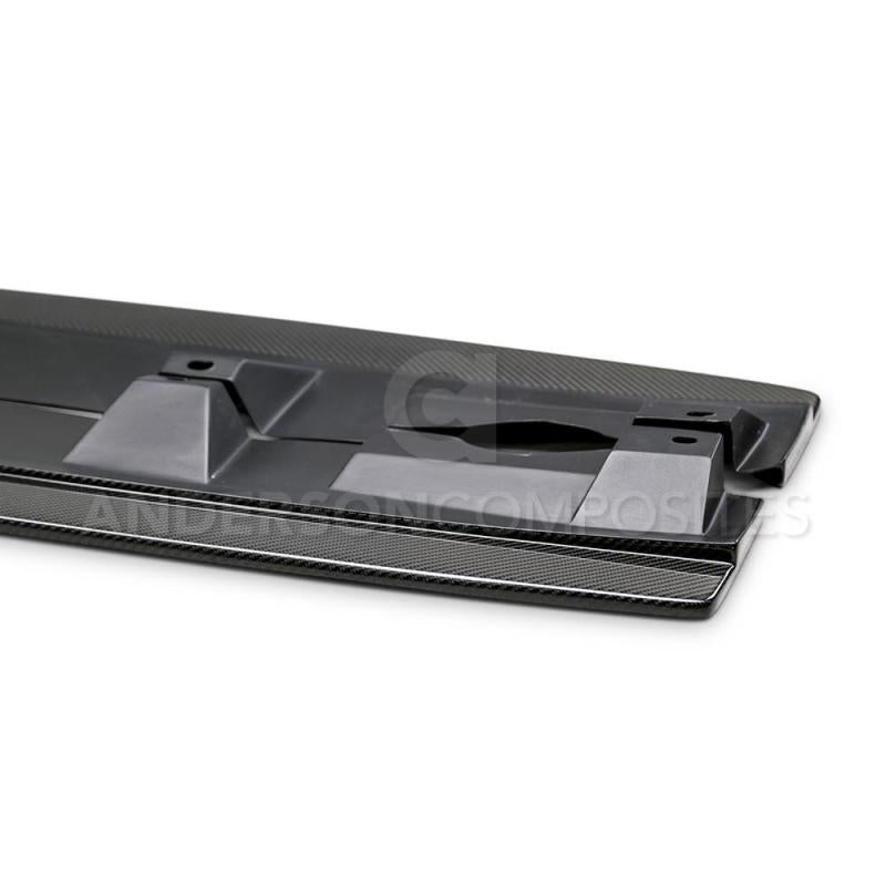 Anderson Composites 16-17 Ford Focus RS Type-AR Rocker Panel Splitter - Burkken Auto Parts