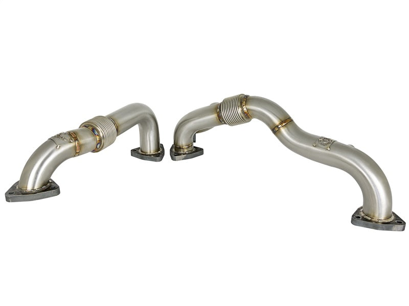 aFe Twisted Steel Power Package Up-Pipes / Manifold 08-10 Ford Diesel Trucks V8 6.4L (td) - Burkken Auto Parts