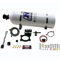 Nitrous Express 2014+ GM 5.3L Truck Nitrous Plate Kit (50-250HP) w/15lb Bottle - Burkken Auto Parts