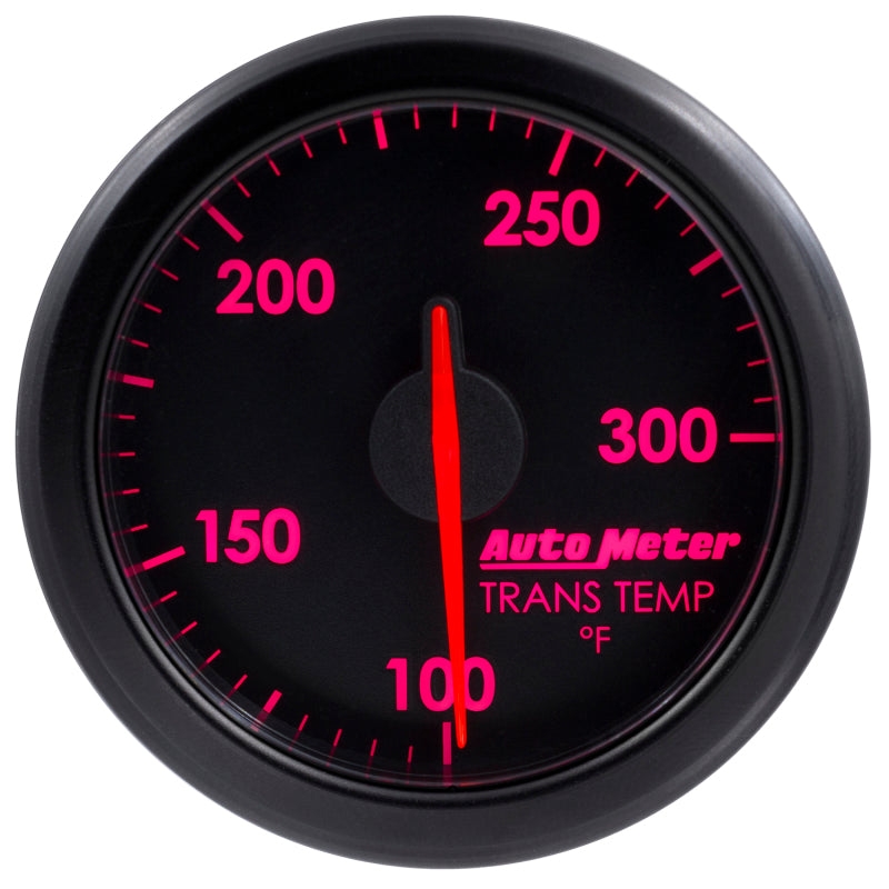 Autometer Airdrive 2-1/6in Trans Temperature Gauge 100-300 Degrees F - Black - Burkken Auto Parts