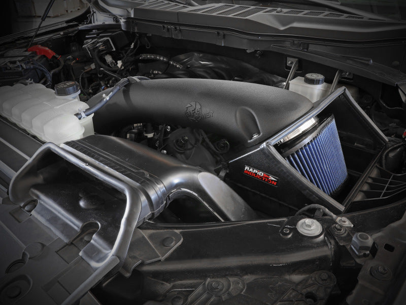 aFe Rapid Induction Cold Air Intake System w/Pro 5R Filter 2021+ Ford F-150 V8-5.0L - Burkken Auto Parts