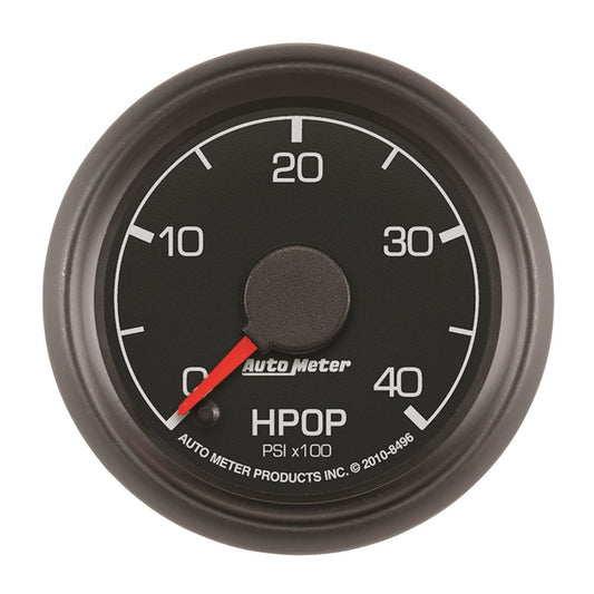 Autometer Factory Match Ford 52.4mm Full Sweep Electronic 0-4000 PSI Diesel HPOP Pressure Gauge - Burkken Auto Parts