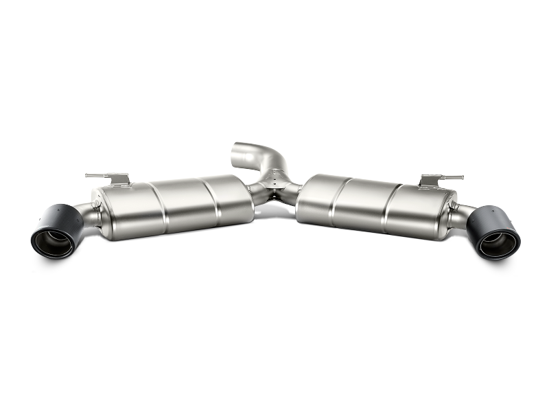 Akrapovic 13-17 Volkswagen Golf GTI (VII) Slip-On Line (Titanium) w/ Carbon Tips - Burkken Auto Parts