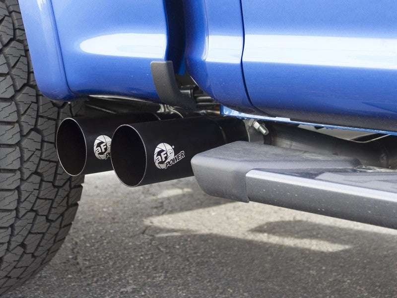 aFe Rebel 3in 409 SS Cat-Back Exhaust 2021 Ford F-150 V6 2.7L/3.5L (tt)/V8 5.0L w/ Black Tips - Burkken Auto Parts