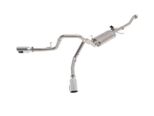aFe Gemini XV 3in 304 SS Cat-Back Exhaust 2021 Ford F-150 V6 2.7L/3.5L (tt)/V8 5.0L w/ Polished Tips - Burkken Auto Parts