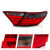 ANZO 2015-2016 Toyota Camry LED Taillights Smoke - Burkken Auto Parts