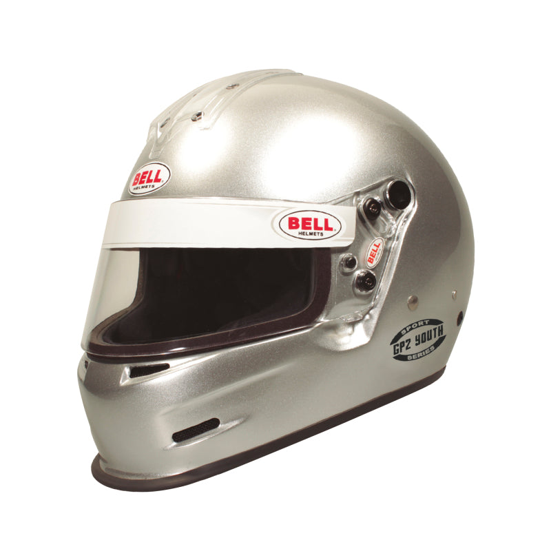 Bell GP2 SFI241 Brus Helmet - Size 51-52 (Metallic Silver) - Burkken Auto Parts