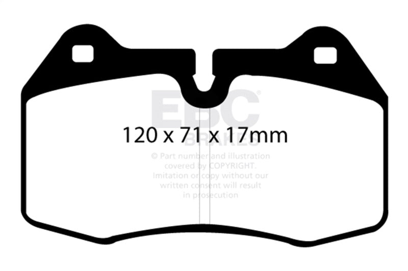 EBC 94-99 BMW M5 3.8 (E34) Redstuff Front Brake Pads - Burkken Auto Parts