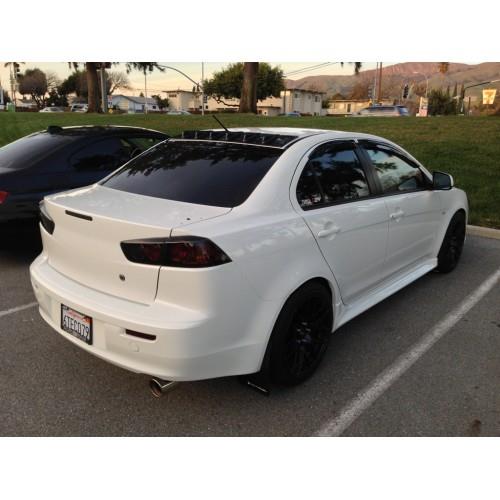 BLOX Racing 08+ Mitsubishi Lancer Vortex Generator - ABS Black - Burkken Auto Parts