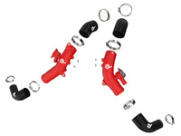 aFe 2022 Toyota Land Cruiser (J300) V6-3.5L (tt) BladeRunner 2.5in Aluminum Hot Charge Pipe - Red - Burkken Auto Parts