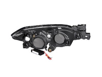 ANZO 2004-2008 Mazda 3 Projector Headlights w/ Halo Black (CCFL) - Burkken Auto Parts