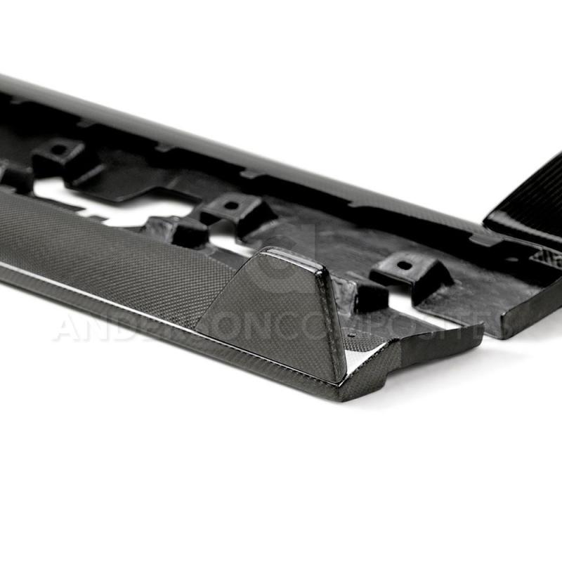 Anderson Composites 2015-2017 Ford Mustang GT350 Style Rocker Panel Splitter - Burkken Auto Parts
