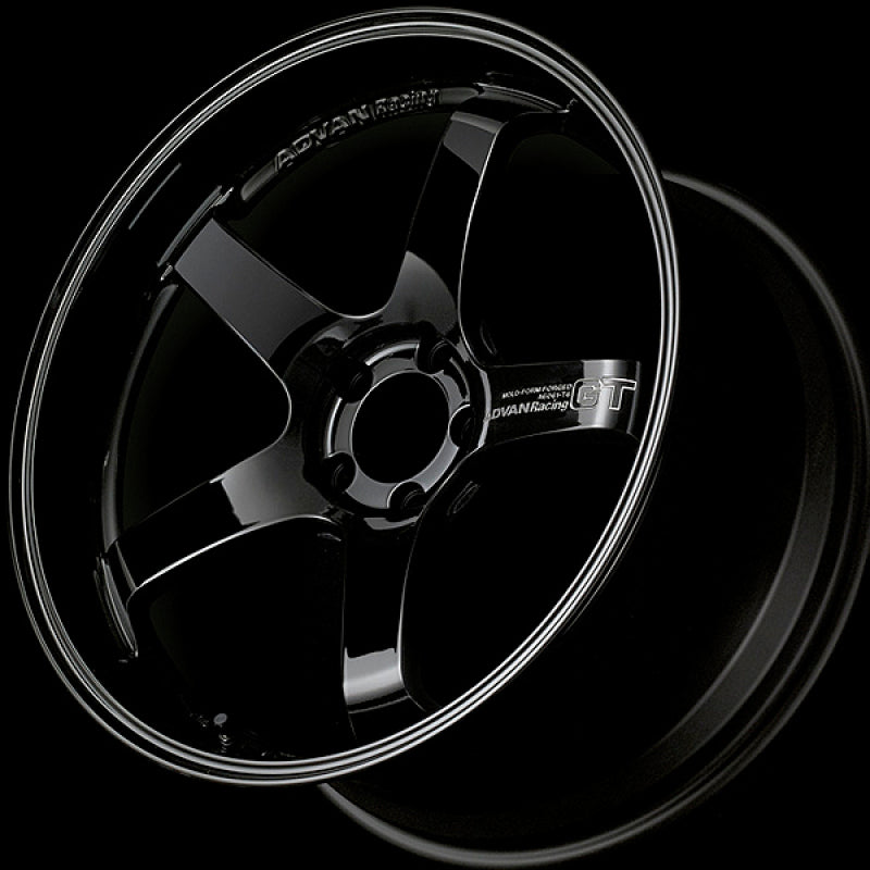 Advan GT PV 20x9.5 / +29 Offset / 5-112 / 66.5mm Hub Bore Racing Gloss Black - Burkken Auto Parts