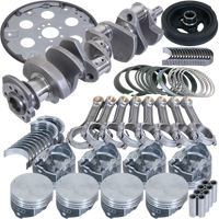 Eagle Chevy 400 3.750in Crank 5.700in I-Beam Rods -7cc Flat Top 4.185in Pistons Balanced Assembly - Burkken Auto Parts