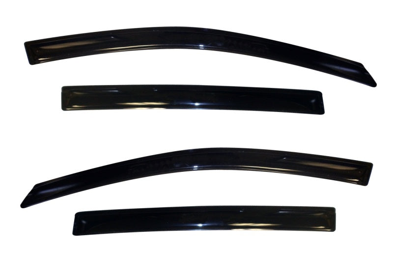 AVS 12-18 Chevy Sonic Hatch (5 Door) Ventvisor Outside Mount Window Deflectors 4pc - Smoke - Burkken Auto Parts