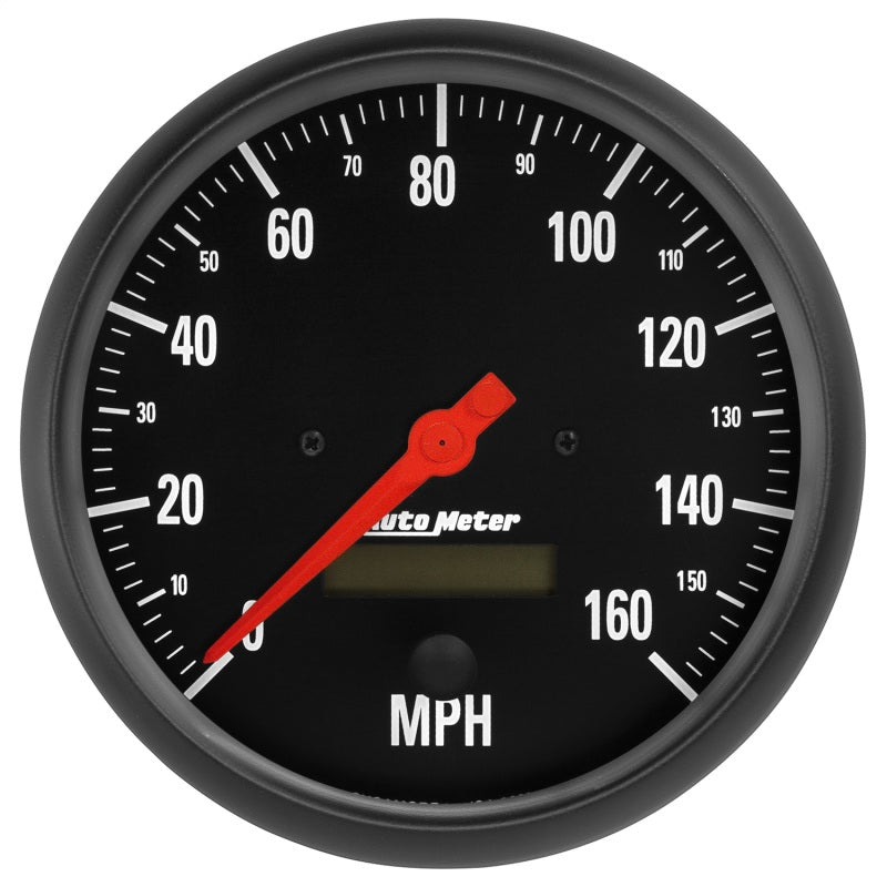 Autometer Z-Series 0-160MPH 5in. Electric Programmable W/LCD ODO Speedometer Gauge - Burkken Auto Parts