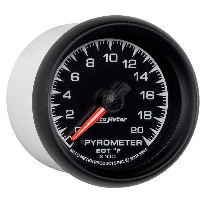 Autometer ES 52mm Full Sweep Electronic 0-2000 Degree F EGT/Pyrometer Gauge - Burkken Auto Parts