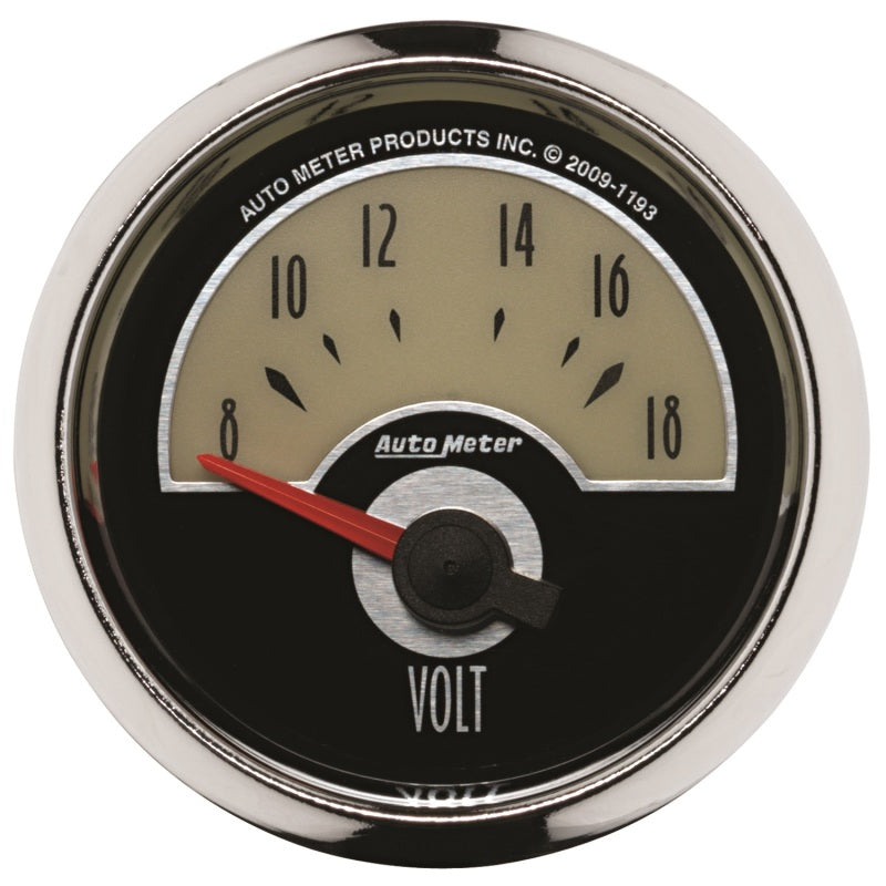 Autometer Cruiser Voltmeter 2 1/16in 18V Electric Gauge - Burkken Auto Parts