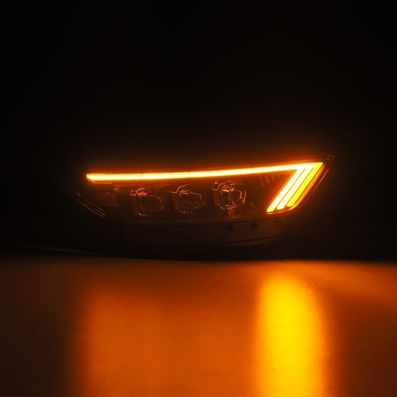 AlphaRex 15-17 Ford Mustang NOVA Series LED Projector Headlights Blk - Burkken Auto Parts