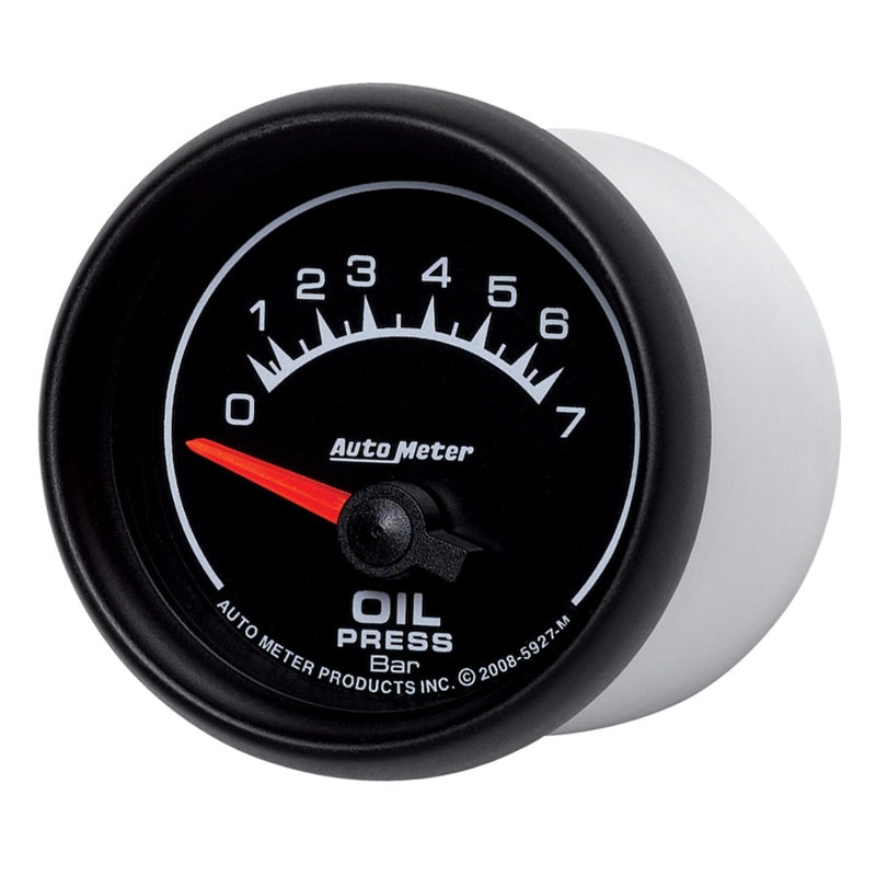Autometer ES 52.4mm 0-7 Bar Oil Pressure SSE Gauge - Burkken Auto Parts
