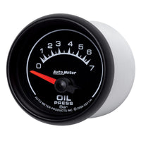 Autometer ES 52.4mm 0-7 Bar Oil Pressure SSE Gauge - Burkken Auto Parts