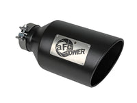 aFe Power MACH Force-Xp 409 Stainless Steel Clamp-on Exhaust Tip Black - Burkken Auto Parts