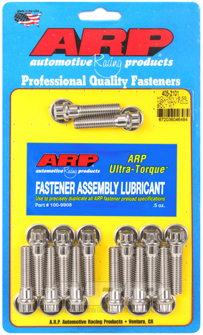 ARP Holden V8 SS 12pt Manifold Bolt Kit - Burkken Auto Parts