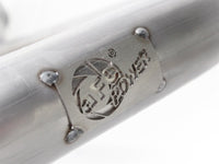 aFe Power Twisted Steel Y-Pipe Stainless Steel 2.5in 12-14 Jeep Wrangler V6 3.6L - Burkken Auto Parts