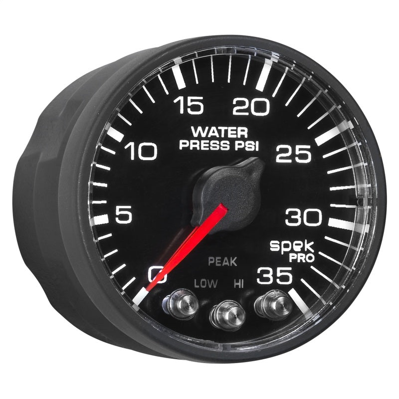 Autometer Spek-Pro 52.4mm 0-35 PSI Digital Stepper Motor Water Pressue Gauge - Burkken Auto Parts