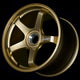 Advan GT 19x9.0 +46mm 5-130 Racing Brass Gold Wheel - Burkken Auto Parts