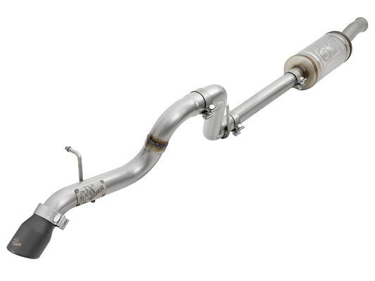 aFe MACH Force-Xp Axle-Back Hi-Tuck Exhaust System w/Black Tip 18-19 Jeep Wrangler (JL) V6 3.6L - Burkken Auto Parts