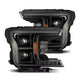 AlphaRex 18-20 Ford F-150 (Req. Conv F150 w/LED) LUXX LED Proj HL Alpha-Blk w/Actv Lt Seq Sig SB DRL - Burkken Auto Parts