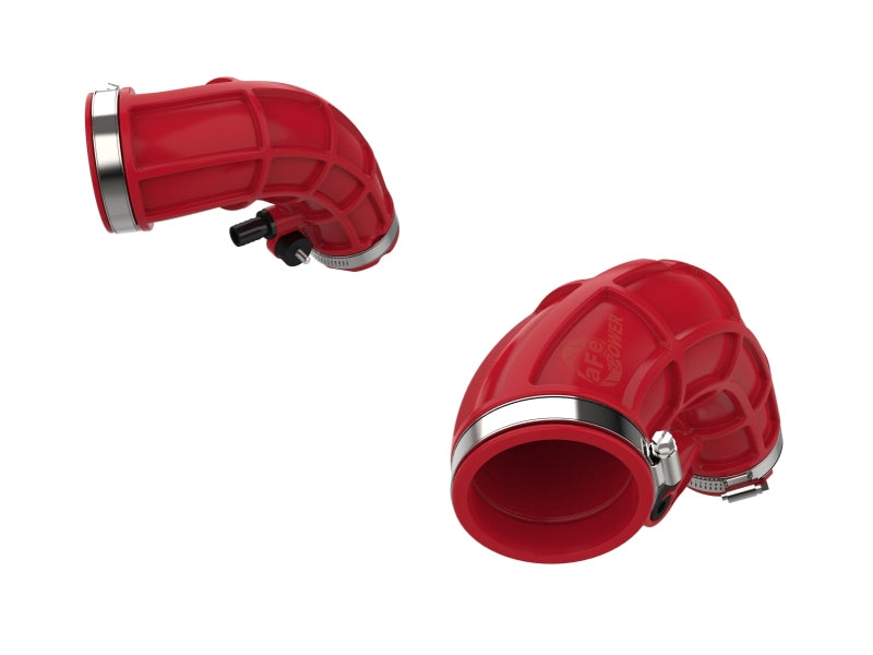 aFe Power 22-24 Toyota Land Cruiser (J300) / 22-24 Toyota Tundra V6-3.4L (tt) Red Turbo Inlet Pipes - Burkken Auto Parts