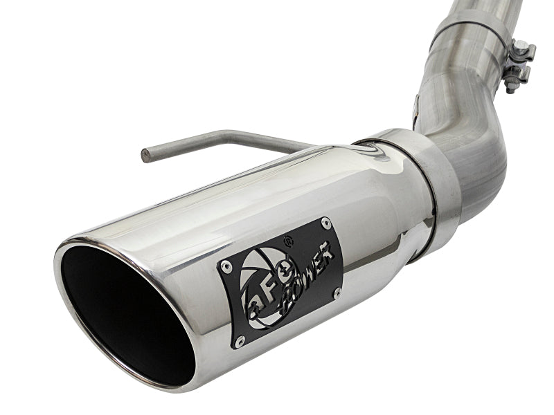 aFe MACHForce XP Exhaust Cat-Back SS-409 2017 Ford F-150 Raptor V6-3.5L (tt) w/ Polished Tips - Burkken Auto Parts