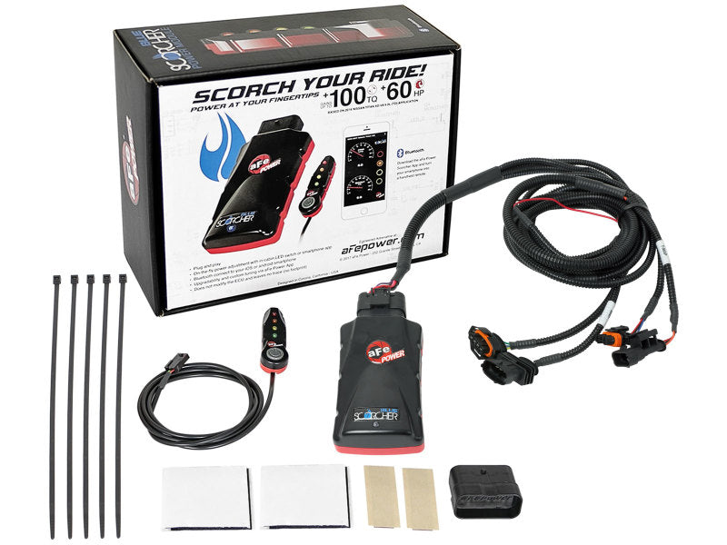 aFe Scorcher Blue Module 15-21 Ford Mustang Ecoboost L4-2.3L (t) - Burkken Auto Parts