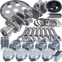Eagle Chevy 350 1Pc 3.750in Crank 5.700in I-Beam Rod 4.040in Pistons 168 Tooth FP Balanced Assembly - Burkken Auto Parts