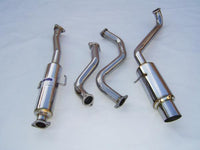 Invidia 88-91 CRX EF8 60mm (101mm tip) N1 Cat-back Exhaust - Burkken Auto Parts
