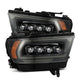 AlphaRex 19-23 Dodge Ram 1500 (No Clsc/Ltd/TRX) NOVA-Series LED Proj HL Alpha-Black (Converter Req.) - Burkken Auto Parts