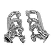 BBK 14-18 GM Truck 5.3/6.2 1 3/4in Shorty Tuned Length Headers - Polished Silver Ceramic - Burkken Auto Parts