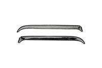 AVS 76-81 Buick Century Ventshade Window Deflectors 2pc - Stainless - Burkken Auto Parts