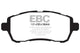 EBC 10+ Ford Fiesta 1.6 (FOR NON-ST/NON-TURBO) Greenstuff Front Brake Pads - Burkken Auto Parts