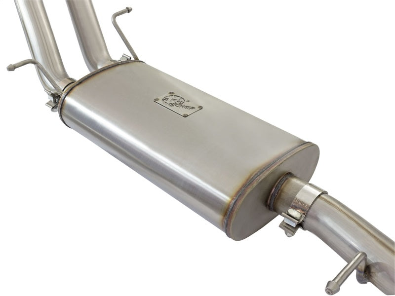 aFe MACH Force-Xp 3in CB SS Dual Exhaust w/Polished Tips 09-16 GM Silverado/Sierra 4.3L/4.8L/5.3L - Burkken Auto Parts