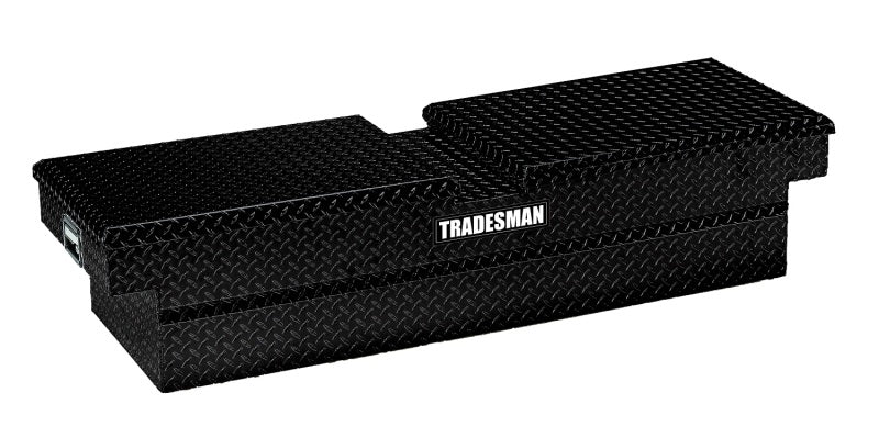 Tradesman Aluminum Economy Cross Bed Truck Tool Box (60in./Side Opening) - Black - Burkken Auto Parts