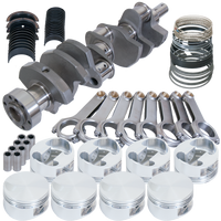 Eagle Chevy 454 1Pc 4.000in Crank 6.385in H-Beam -3cc Flat Top 4.280in Pistons Rotating Assembly - Burkken Auto Parts