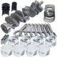 Eagle Chevy 454 1Pc 4.000in Crank 6.385in H-Beam -3cc Flat Top 4.280in Pistons Rotating Assembly - Burkken Auto Parts